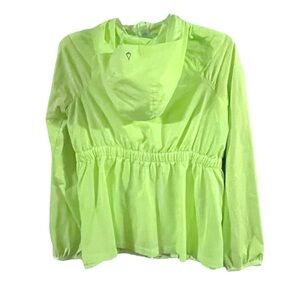 EUC ivivva Neon Green Jacket Sz 14
